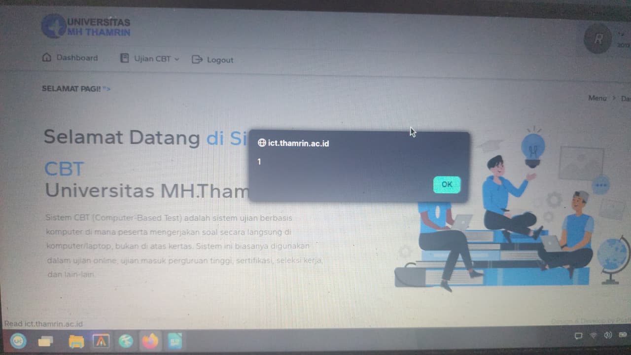 Gambar sampul: Menemukan Celah Stored XSS pada Sistem CBT Universitas MH Thamrin
